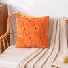 Pumpkin Tufted Cushion Cover 45x45cm Plush Pillow Covers New Throw Pillow Cover  Fall Decor