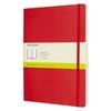 Notebook - Moleskine - Soft Red - 19 X 25 Cm - 192 Pages - Ivory Blank