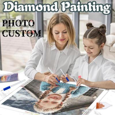 Fotografie personalizată cu diamante 5D bricolaj imagine strasuri rotund complet broderie cu diamante vânzare decorare acasă