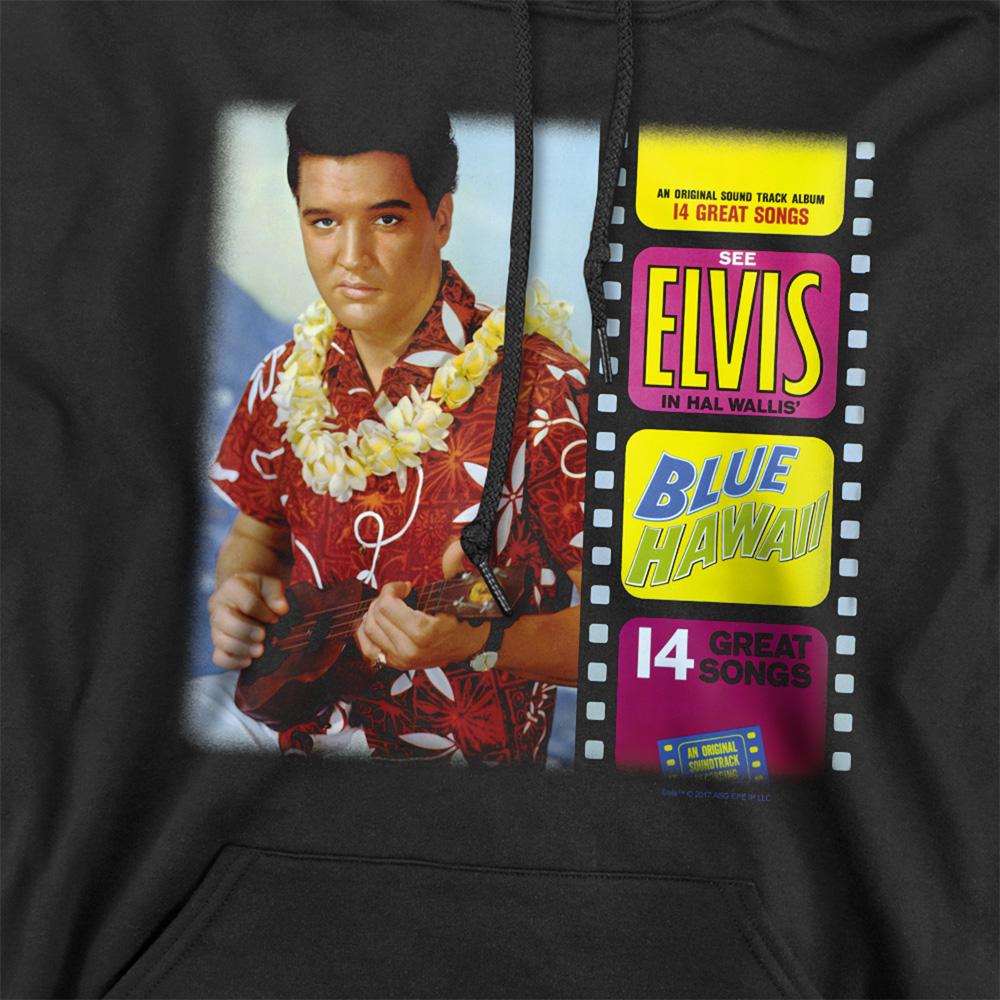 Elvis Presley Unisex Adult Blue Hawaii Album Hoodie