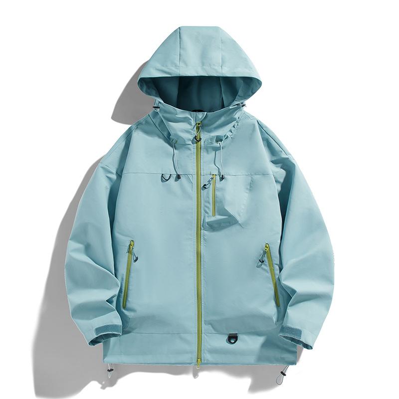 Ootd Outdoor Wasserdichte Bergsteigerjacke Plastikjacke Jacke Damen Vielseitiges Lässiges Paar Oberteil Jacke