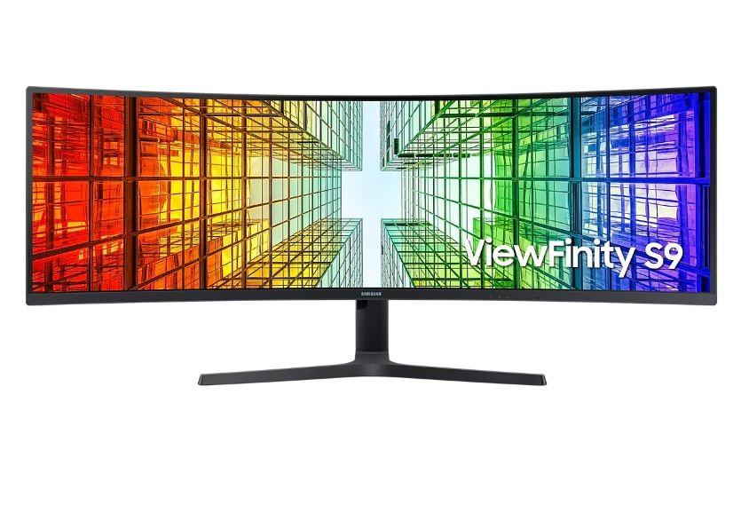 Monitor 49 Zoll ViewFinity S9 VA 5120x1440 DQHD 32:9 2xHDMI 1xUSB-C (90W) 1xDP 3xUSB 3.0 LAN (RJ45) 4ms HAS Lautsprecher curved 3J schwarz