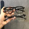 High-quality Unisex square Plain glasses Optical Spectacle Computer glasses Myopia Glasses Nearsighted Eyewear -1.0 -1.5 -2.5