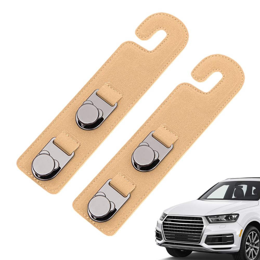Aufbewahrungs-Kopfstützen-Kleiderbügel, platzsparende Rücksitz-Kleiderbügel, glatte Auto-Zubehör-Auto-Organizer-Haken für Handtasche, Geldbörse, Mantel