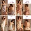 Elegant Satin Sleepwear Set For Women With Sleeveless Design For Home And Hotel Comfort
