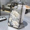 Custodia Antiurto Fiore di Loto per iPhone 15 Pro Custodia iPhone 13 11 16 12 14 Pro Max XR 16e XS 8 7 Plus SE Cover Trasparente