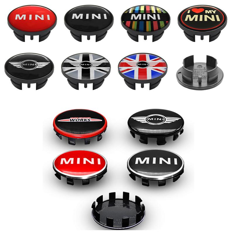4Pcs 54mm 56mm 60mm Car Wheel Center Hub Cap For MINI Cooper JCW WORKS R55 R56 F55 F56 R57 R58 R59 R60 Rim Cover Stickers Decal