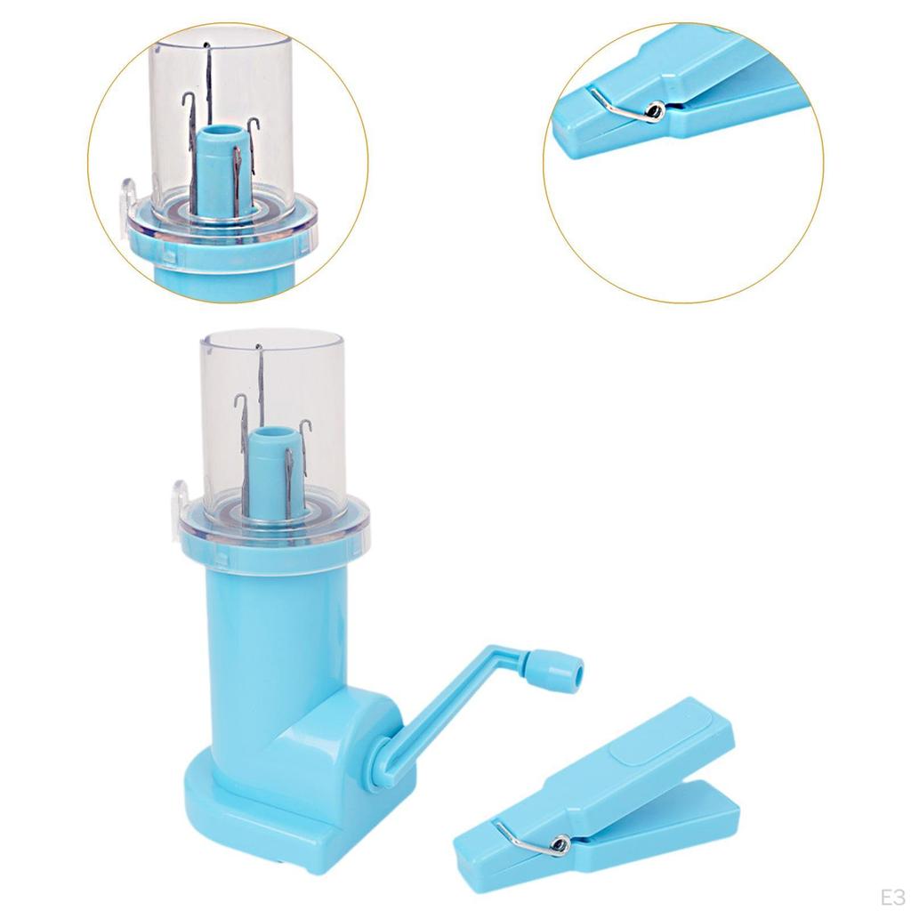 Compact Manual Knitting Machine, Hand Operated Cord Weaver for Home Use