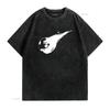 Fantasy Final  Inspired Emblem T Shirt vintage Washed Breathable Slightly Comfortable streetwear fashion Stretched Casual
