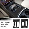 Echte Weiche Kohlefaser Für Chrysler 300 300C 2011 2012 2013 2014 LHD RHD Auto Mittelkonsole Schalthebel Panel Aufkleber Zubehör