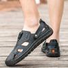 Fashion Round Tip Autumn-spring Men's Summer Sandals Shoes Non-slip Men's Slipper Red Shoes Men Sneakers Sports Hypebeast Funky