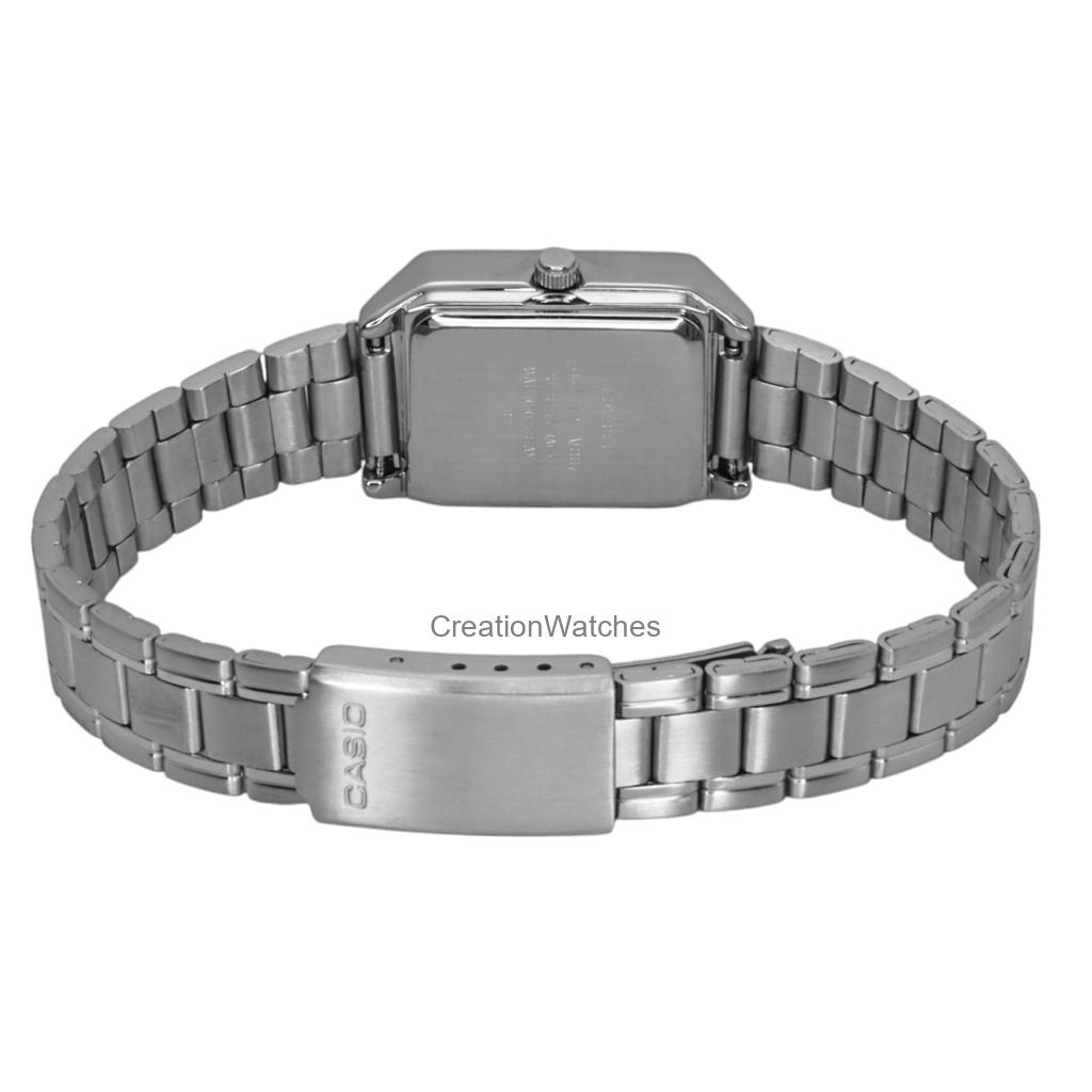 Casio Standard Analog Rustfritt Stål Sølv Skive Kvarts LTP-V007D-7B Dameklokke
