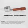 Filtro da 58 mm per Macchina da Caffè GAGGIA Portafiltro Senza Fondo per Caffè Espresso Casalingo Manico in Legno Massello Strumento Universale da Barista