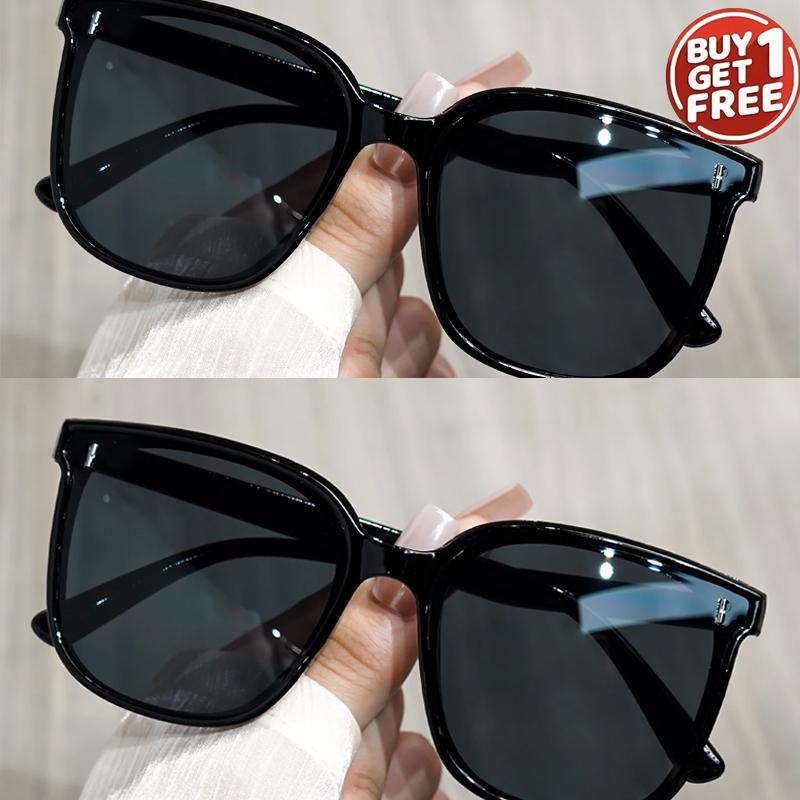 2Pcs Trendy Fashion Glasses - Durable Pc Frame Stylish Eyewear For Men & Women Perfect For Fashionable Accessory