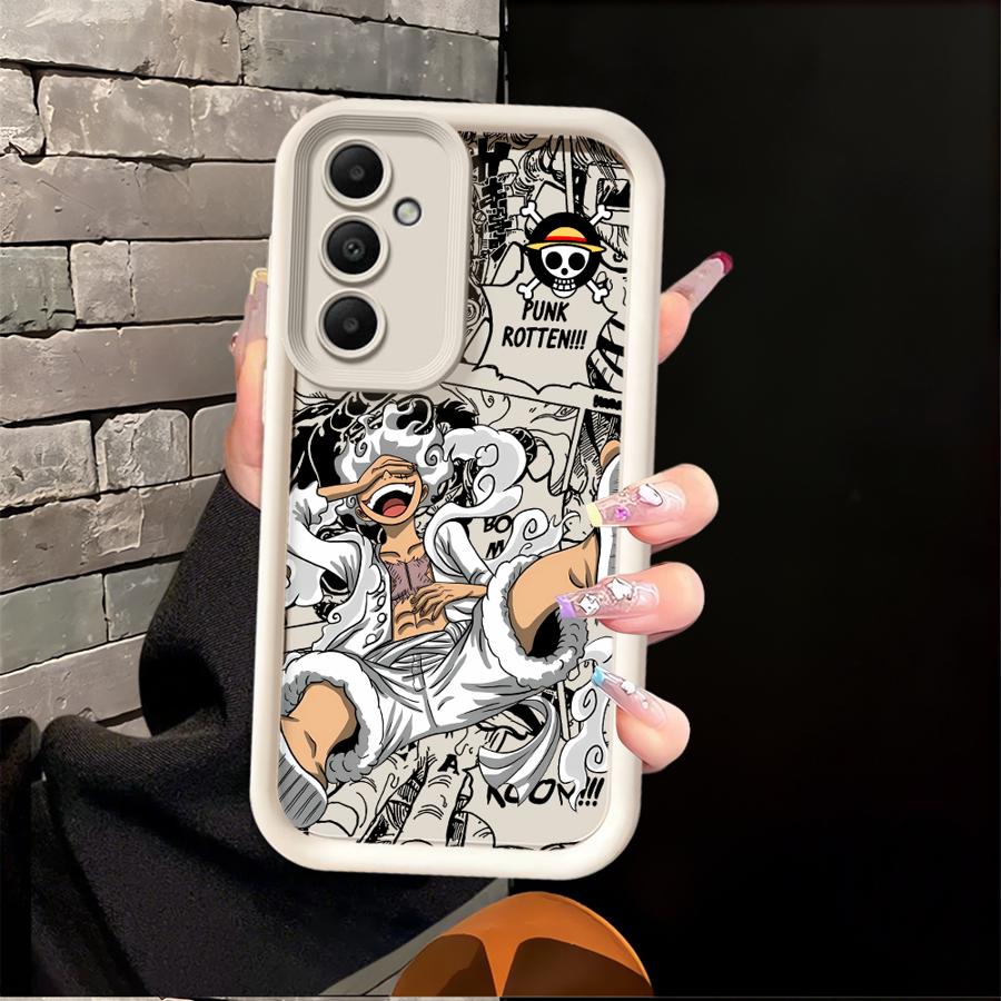 Phone Cover Case for Samsung Galaxy A12 A07 A50 A06 A05 A20 A13 A30 A16 A04 A17 A15 A11 A14 Anime Luffys Ones Pieces