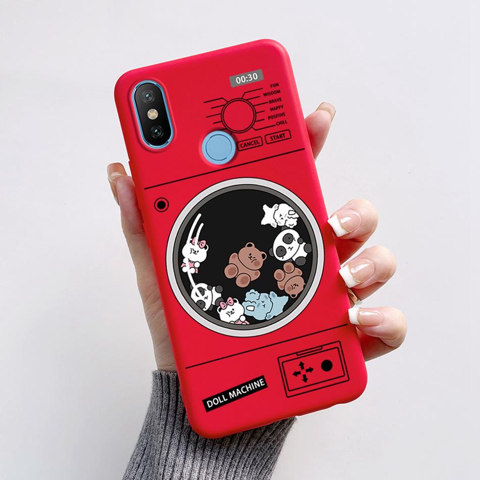 Case For Xiaomi Mi A2 Lite MiA2 Cute Bear Cartoon Frog Soft Silicone Phone Case Bumper For Xiaomi Mi A2 Lite A2lite Back Cover