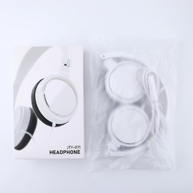 1Pcs 3.5Mm/Type C Bass Stereo Headphones Foldable Adjustable Headband Wired Headphones For Mobile Phone And Computer