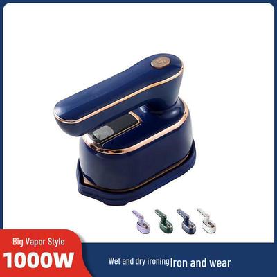 Portable Handheld Steam Iron: Dual-Use, Dry & Wet, Rotatable, Foldable, Travel-Friendly Garment Steamer