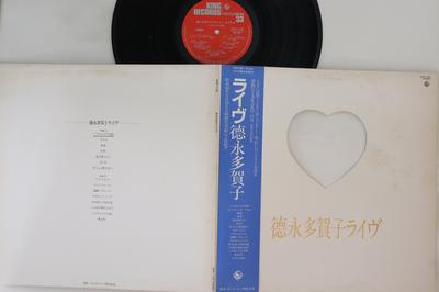 LP Record TAGAKO TOKUNAGA - Tokunaga Takako Live NAS1130 KING Japan Obi Japanese Pop/Rock Used