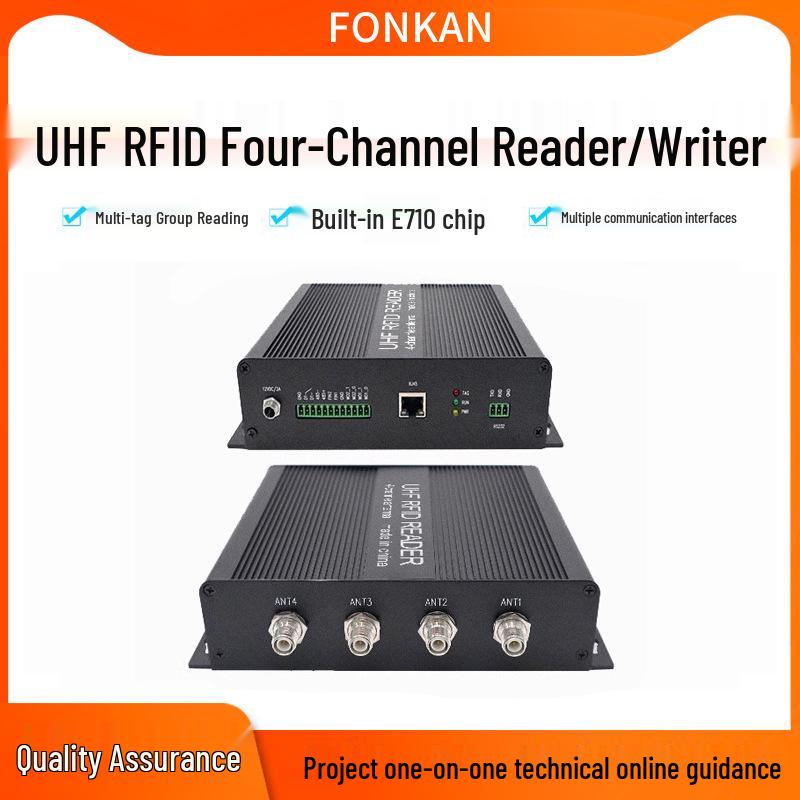 UHF 915M Fixed Four-Channel RFID Reader & Writer