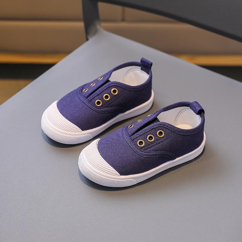 

New Spring Autumn Kids Shoes for Boys Girls Canvas Shoes Fashion Children Casual Canvas Sneakers Soft Boys Girls Sneakers 25
