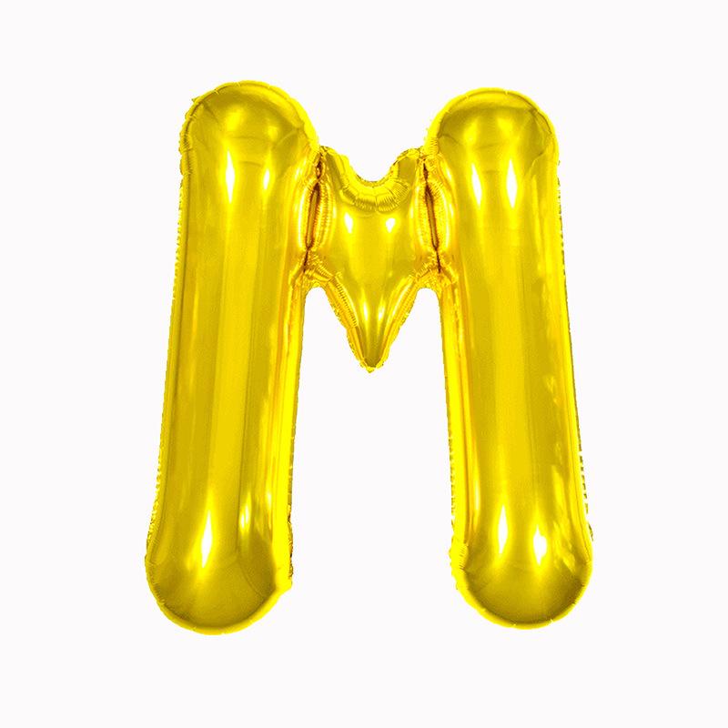 Aluminum Foil Balloon, English Letters, Birthday Party Wedding Decoration, 16" 32" 40"