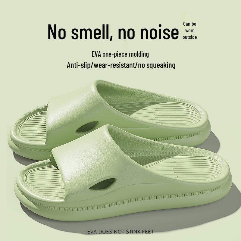 Eva Non-Slip Thick Bottom Slippers: Summer Indoor/Outdoor Options for Men & Women, Odor-Free Comfort