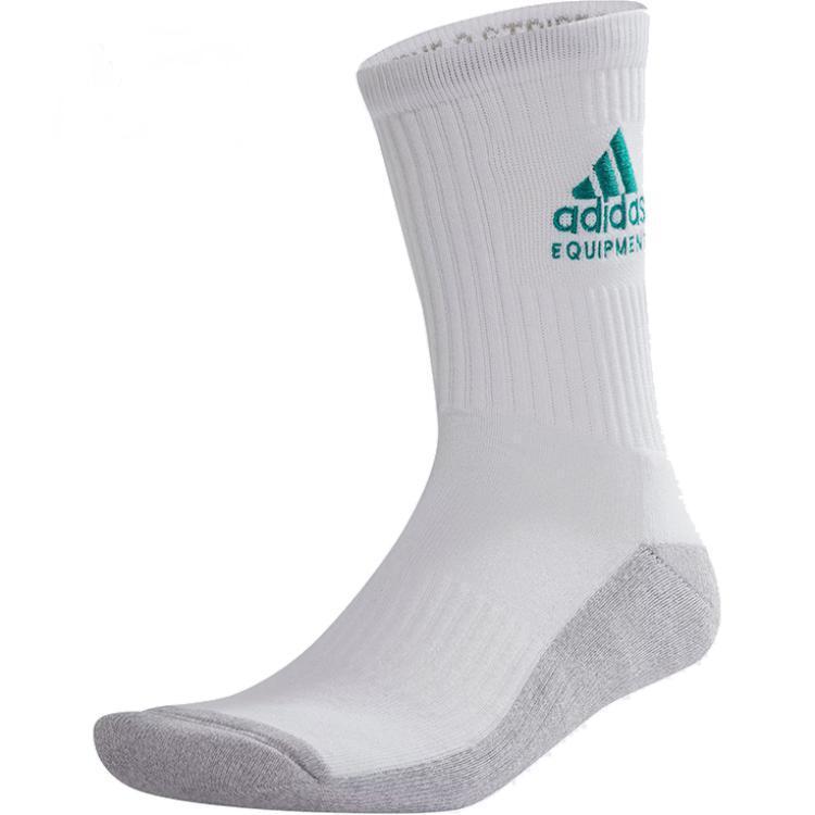 

Adidas Equipment Series 2PP Soft Skin-Friendly Mid-Calf Socks, Unisex Daily Fashion Comfort Socks White JC6066 S