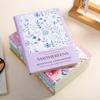 Thickened Office Journal Diary Notepad Cute Class lined NoteBook Floral Flower Notebook  School