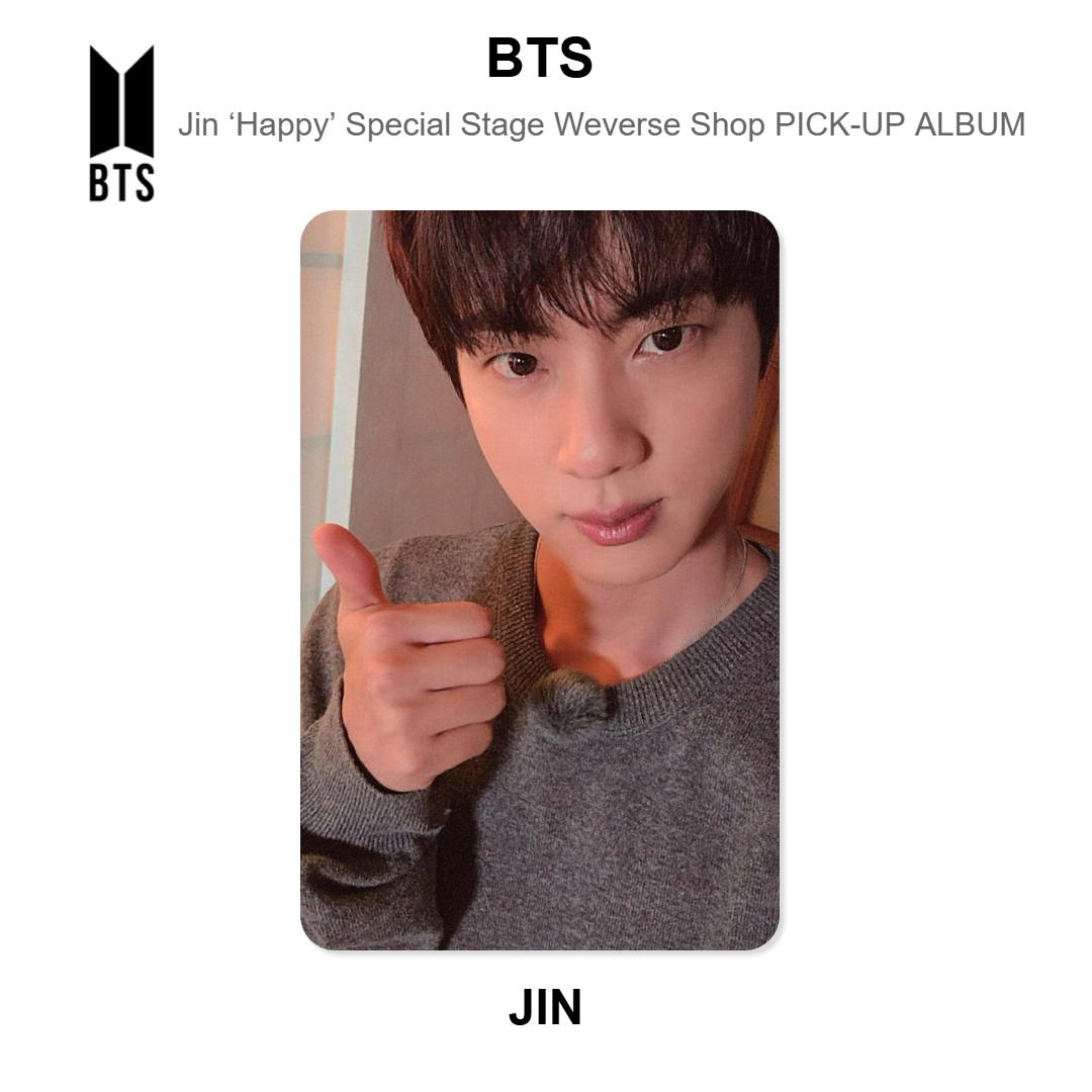 BTS Jin ‘Happy’ Special Stage Weverse Shop PICK-UP ALBUM Official Photocard Jin