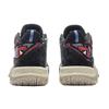 Li Ning Kids Basketball Shoes Comfortable Non-Slip Kids Sneakers Black Deep-Berry-Red YKBV058-3