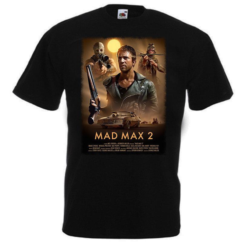 MAD MAX 2 Movie Poster T-shirt Black all sizes XXL