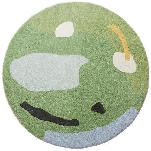 

Современный минималистский дом Гостиная Диван Ковер Спальня Спальня Прикроватная тумбочка Детская комната Круглый прикроватный ковер 60*60cm