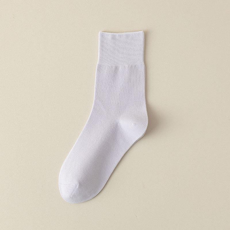 

Женские весенне-летние тонкие однотонные бесшовные носки-трубки из хлопка, впитывающие пот 1 pair фиолетовый