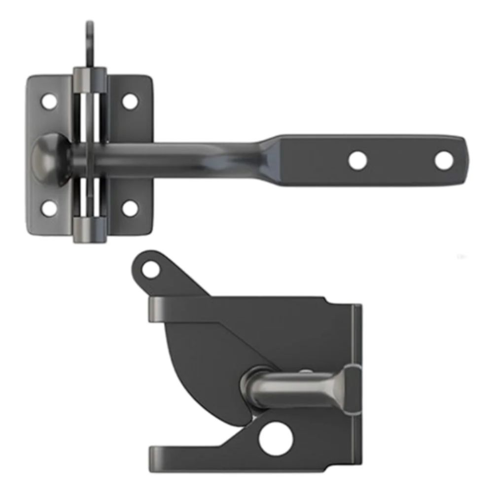 Carbon Steel Fence Gate Lock Heavy Duty Auto Lock Gate Bolt Lock  Farm Fencing
