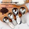 304 Stainless Steel Measuring Spoon Set: Coffee and Milk Powder Baking Tools.