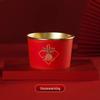 ZISIZ Gold Foil Wedding Disposable Paper Bowls