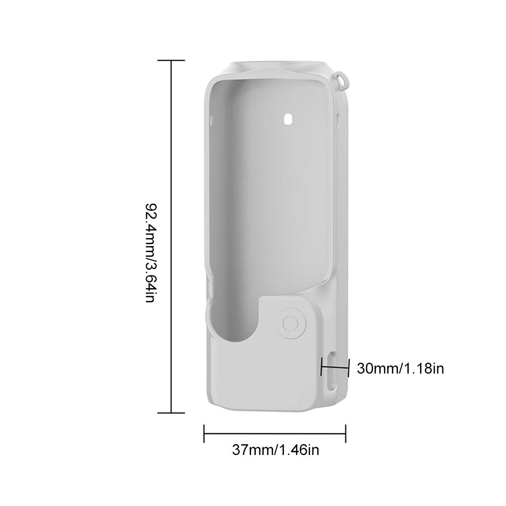 Silicone Case For DJI OSMO Pocket 3 Gimbal Camera Handle Lens Protective Cover Body Skin Sleeve for DJI Osmo Pocket3 Accessories