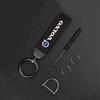 Car Suede Keychain Zinc Alloy Key Ring Accessories For Volvo XC90 V90 V60 XC60 V40 S80 S60 S90 C40 XC40 V70 XC70 C30 C70 EX90 Rd