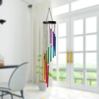 Magnifique et apaisant carillon musical à 12 tubes et cloches - Parfait pour la relaxation et la méditation