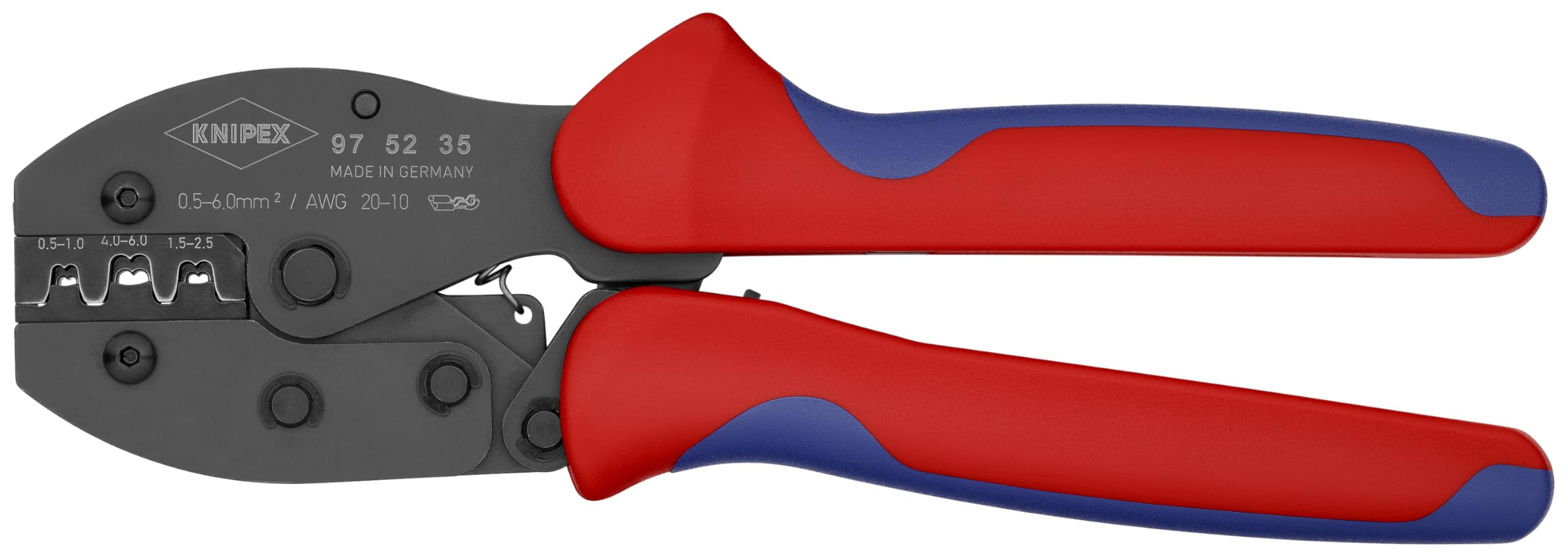

KNIPEX Crimp Pliers For Non Insulated Open Plug Type Connectors