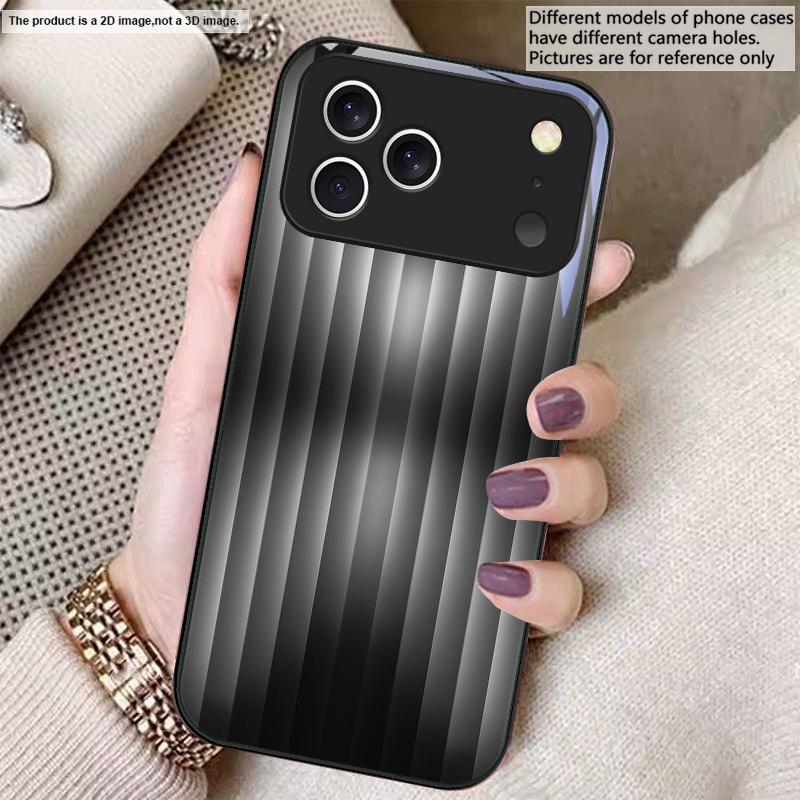Brown delicate gradient For iPhone 17 Air 16 E 15 14 13 Plus 12 mini 17 Pro Max 11Pro XR Xs X 7 8 11 Tempered Glass Phone Case
