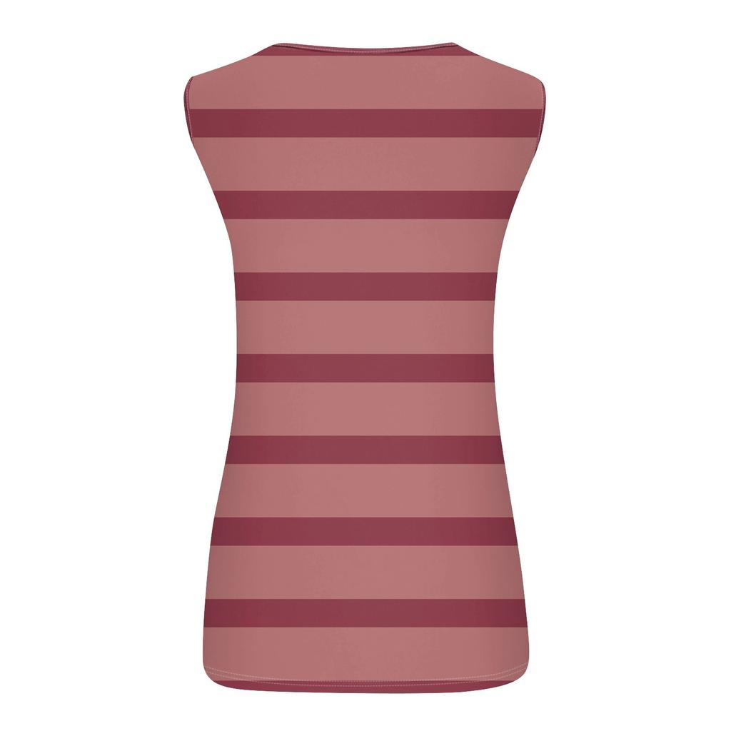 Womens Tank Top V Neck Basic Printed Casual Flowy Sleeveless Deep Side Cut Tops For Women