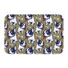 Colorful Puppy Flower Carpet for Living Room Bedroom and Home Decoration - Cartoon Dog Print Pattern Anti Slip Carpet