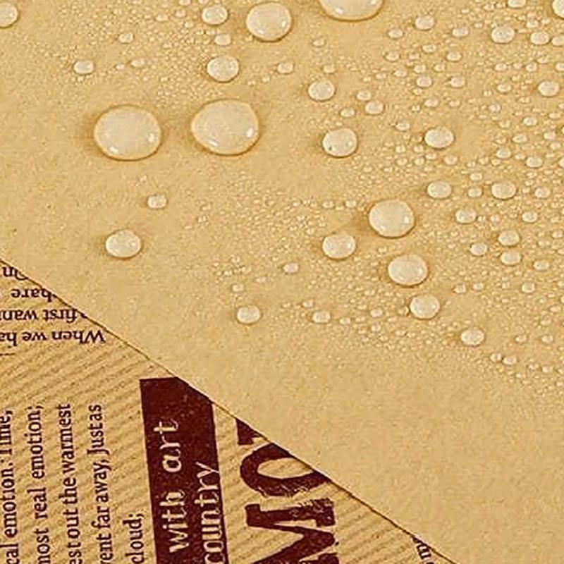 50 stücke Lebensmittel Wachspapier Öl-Beweis Wachspapier Brot Sandwich Burger Frites Macarons Verpackung Küche Backen Werkzeug Verpackung Decor