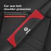 OOYR4 Universal Car Seat Belt Leather Shoulder Strap Protector Pad For BMW M Sport M2 M3 M4 M5 M6 E46 E90 E60 F10 F20 E87 X3 X6