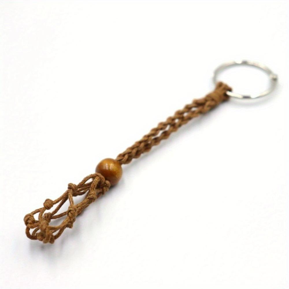 1pc Boho Style Adjustable Braided Necklace Cord with Stone Holder Handmade Net Design for Everyday Jewelry Accessories, Cord for Necklace