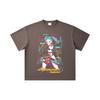 260 GSM Doppelgarn 32er Zählart 100% Baumwolle Cyberpunk Edgerunners V2 Rebecca Druck Unisex Schweres Baumwoll-T-Shirt