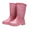 Rain Boots for Women Garden Shoes Waterproof Trendy Footwear Portable Anti Slip Rainboots