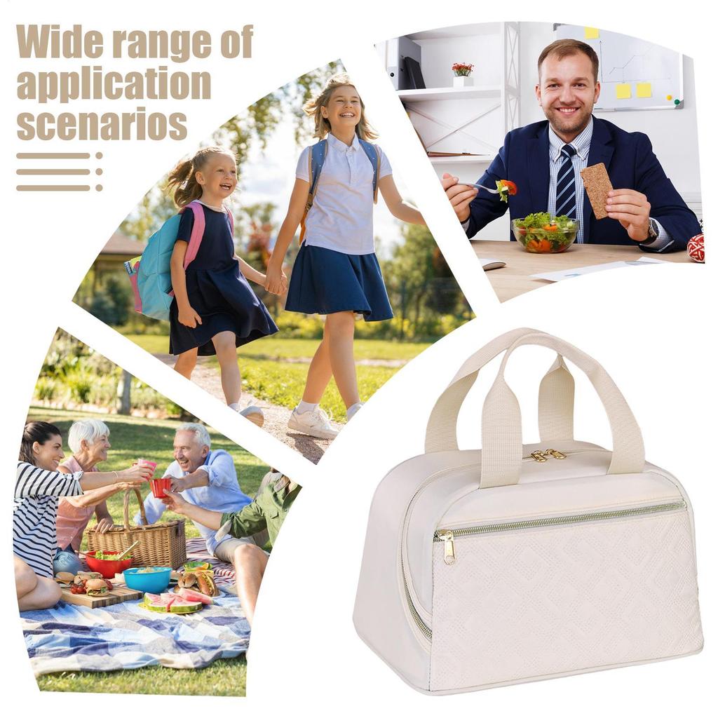 Lunch Bag Women Large Insulated Adult Lunch Box Portable Soft Tote Containers For Women Men Adults Kids Boys Beach Work School